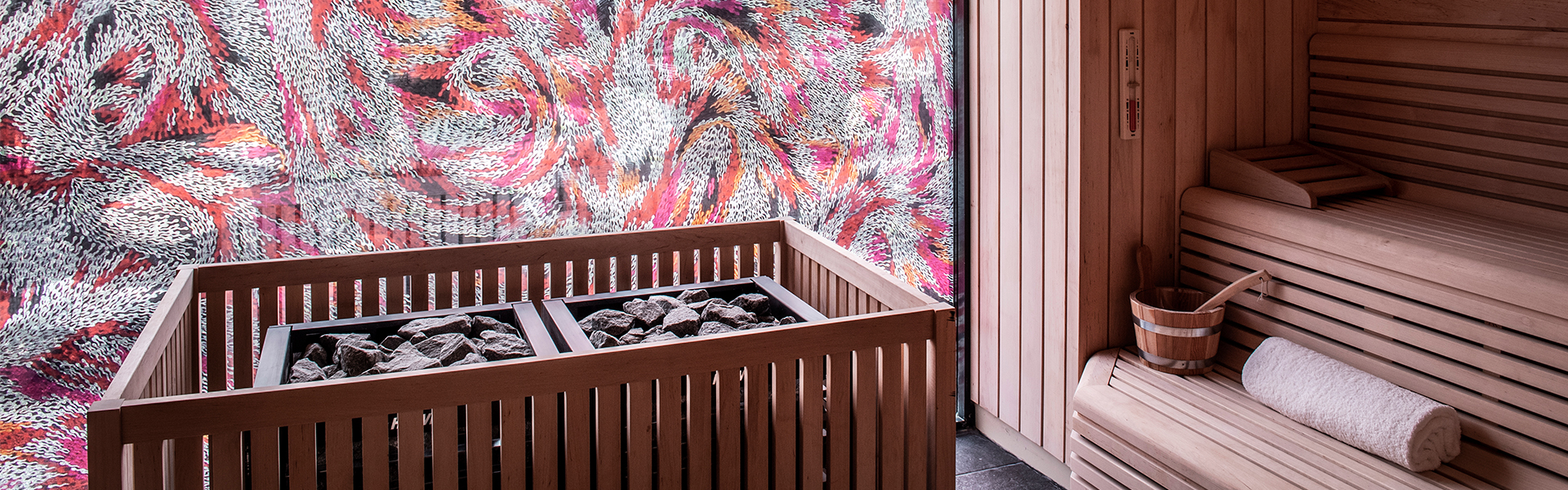 Albamhor Spa im Five Arms Hotel | Finnische Sauna Credit: Sim Canetty-Clarke