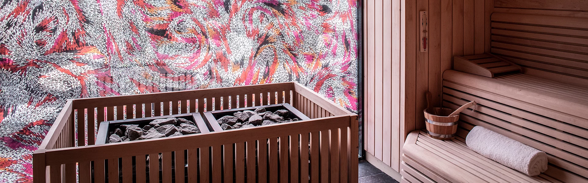 Albamhor Spa im Five Arms Hotel | Finnische Sauna Credit: Sim Canetty-Clarke